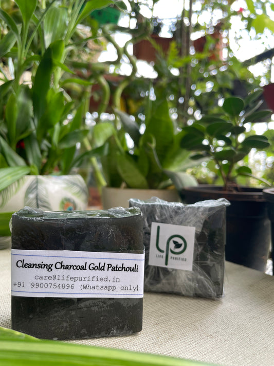 Cleansing Charcoal Gold Patchouli - Specialty Soap