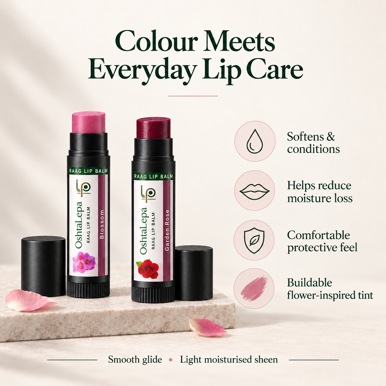 OshtaLepa Raag Ayurvedic Tinted Lip Balm