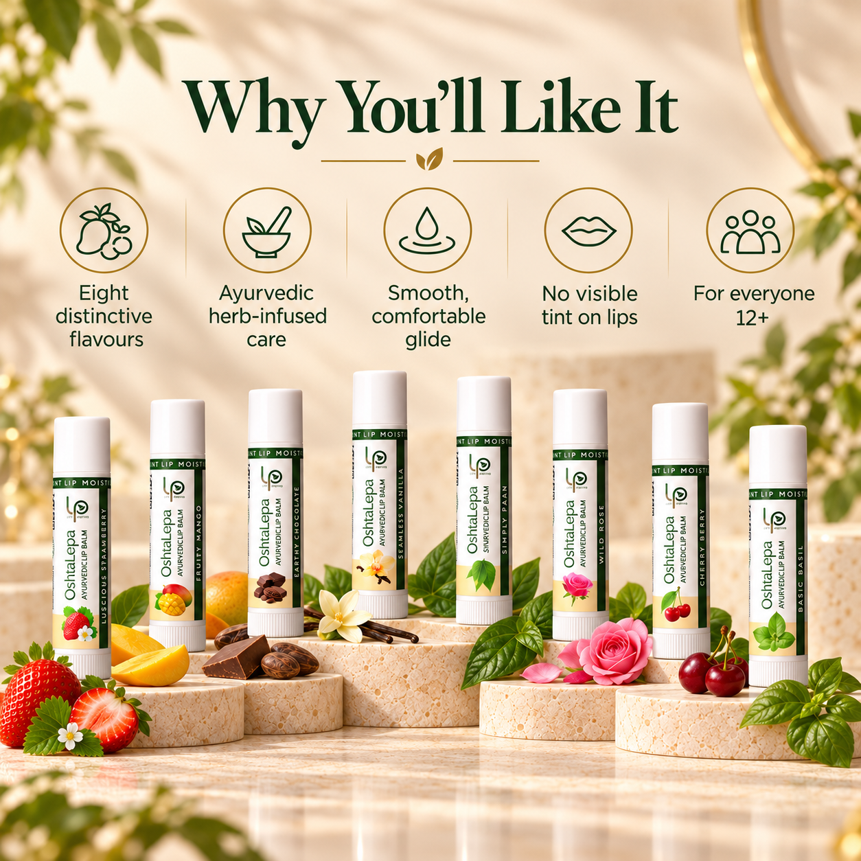 OshtaLepa AYURVEDIC LIP BALM