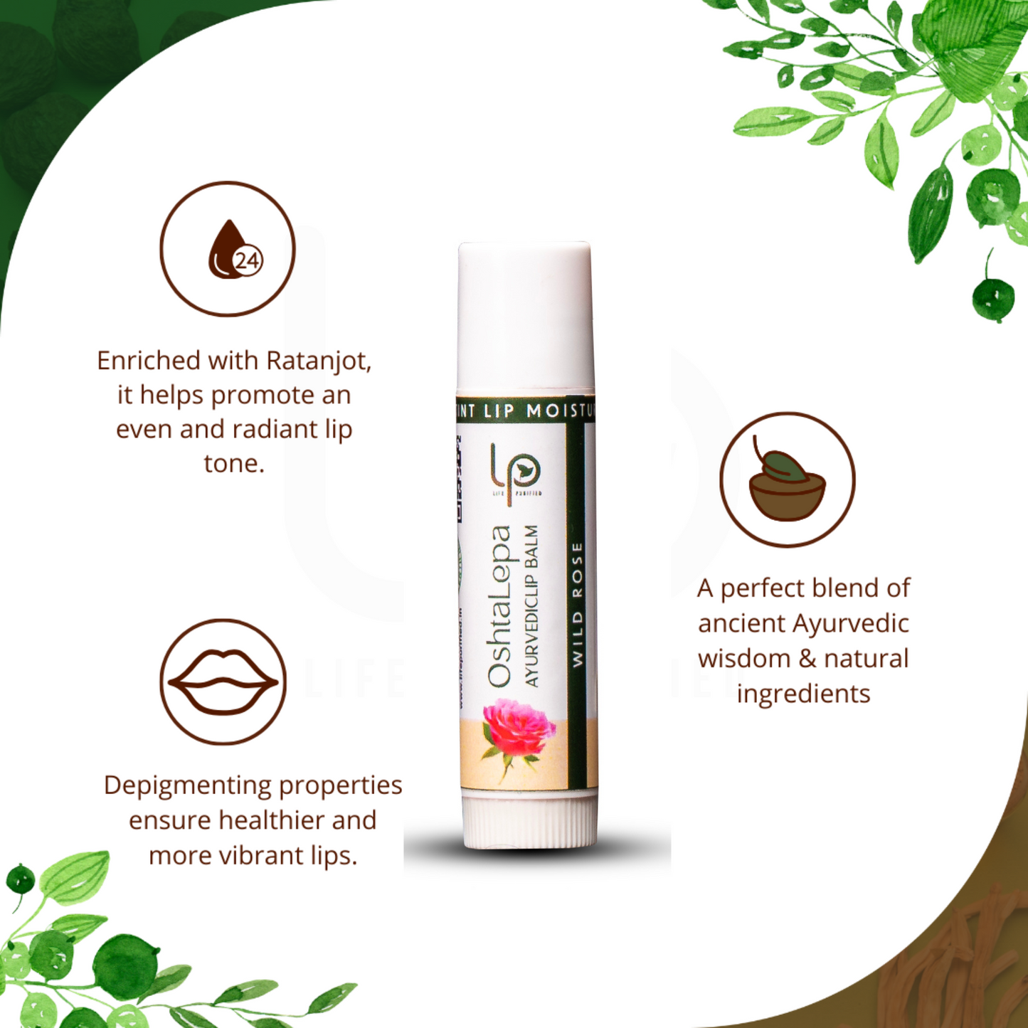 OshtaLepa AYURVEDIC LIP BALM