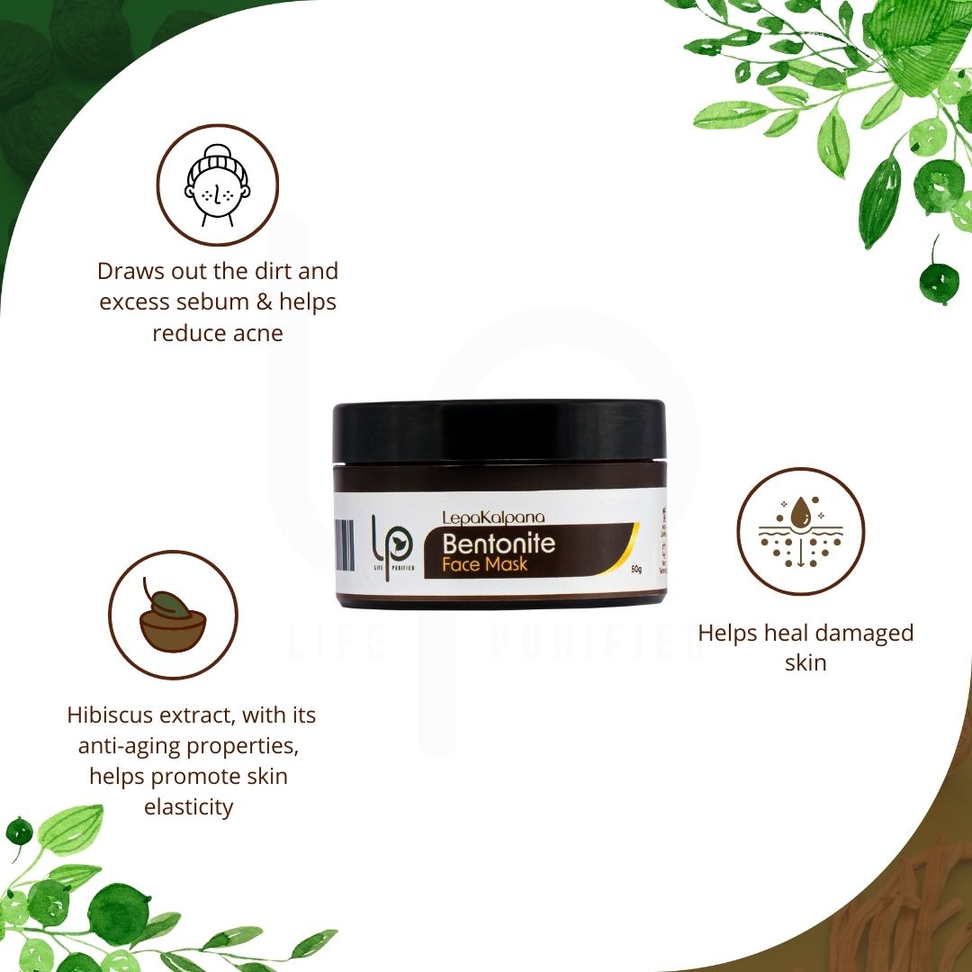 LepaKalpana BENTONITE FACE MASK