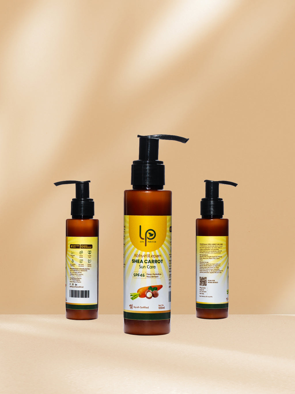 AbhyetiLepam SHEA CARROT SUN CARE SPF 45 PA++++