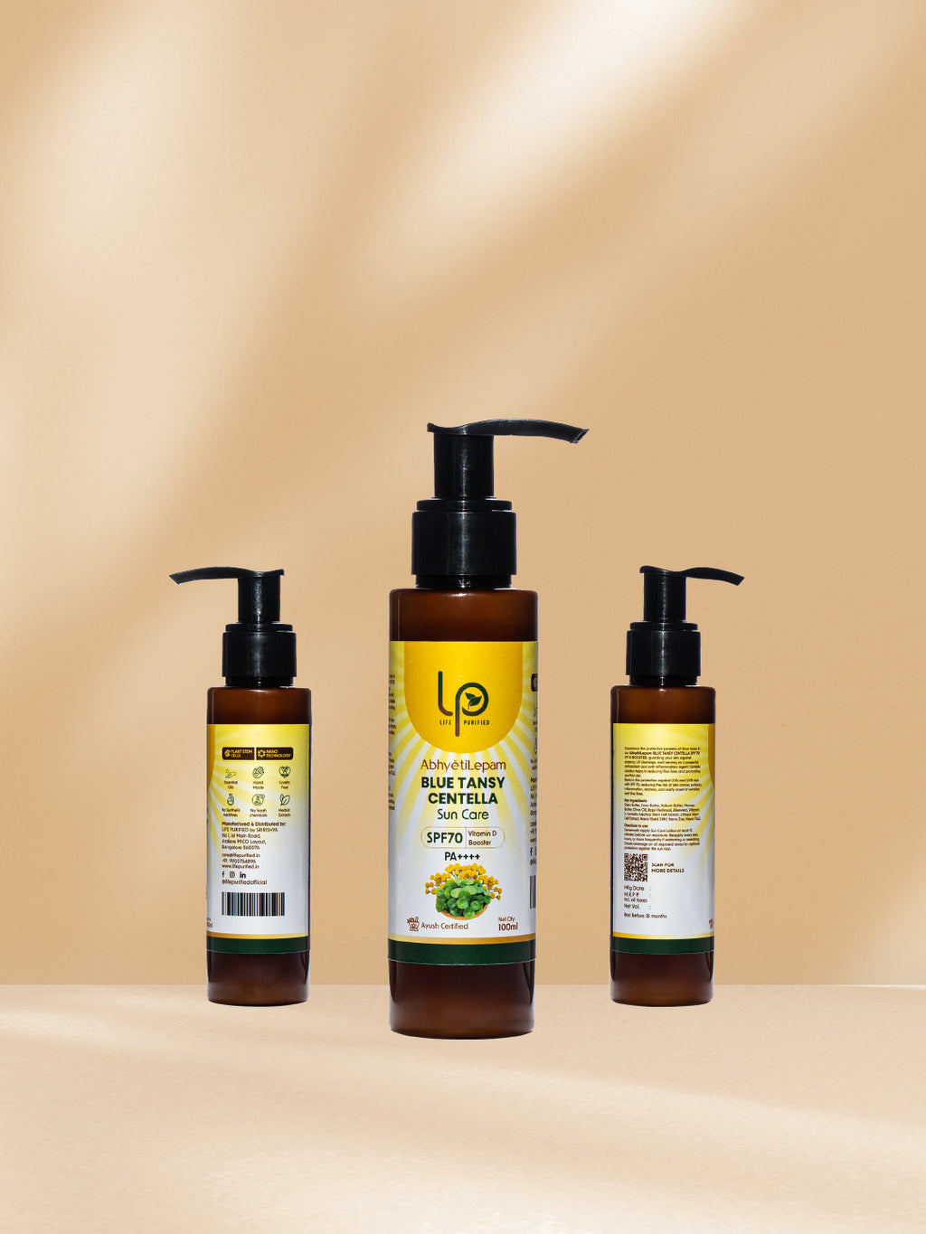 AbhyētiLepam Blue Tansy Centella Vit D Booster SPF 70 PA++++