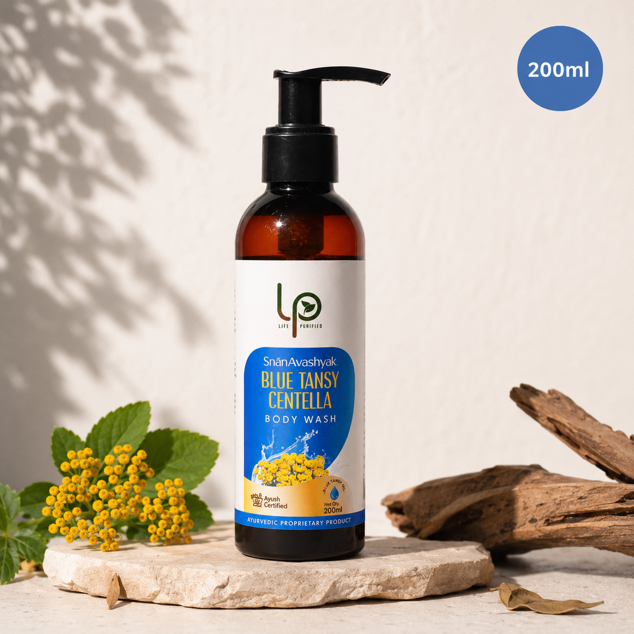 SnanAvashyak Blue Tansy Centella Deo Body Wash