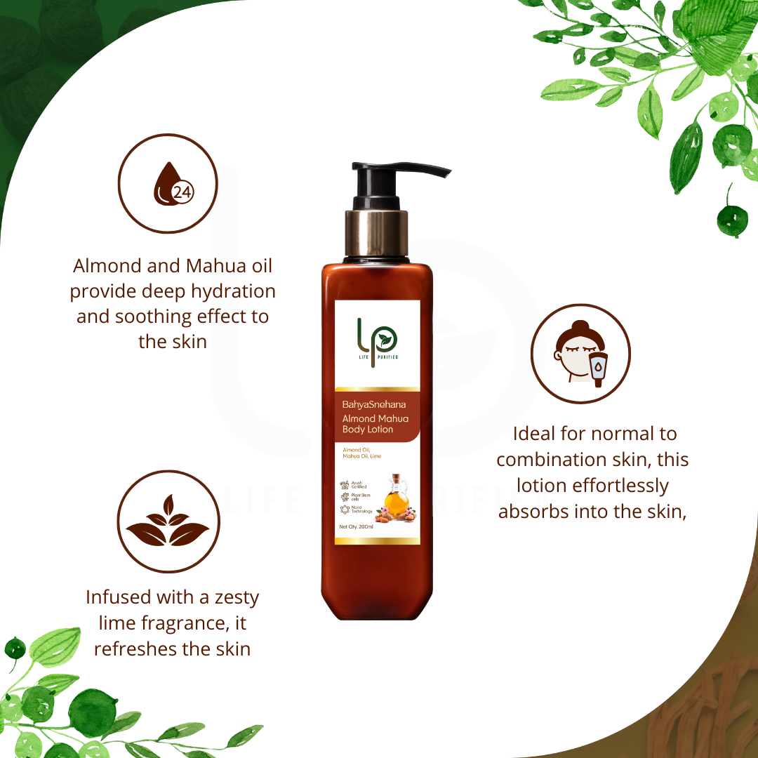BahyaSnehana ALMOND MAHUA Body Lotion