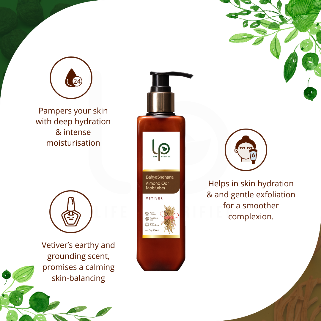 BahyaSnehana ALMOND OAT MOISTURISER - BODY LOTION