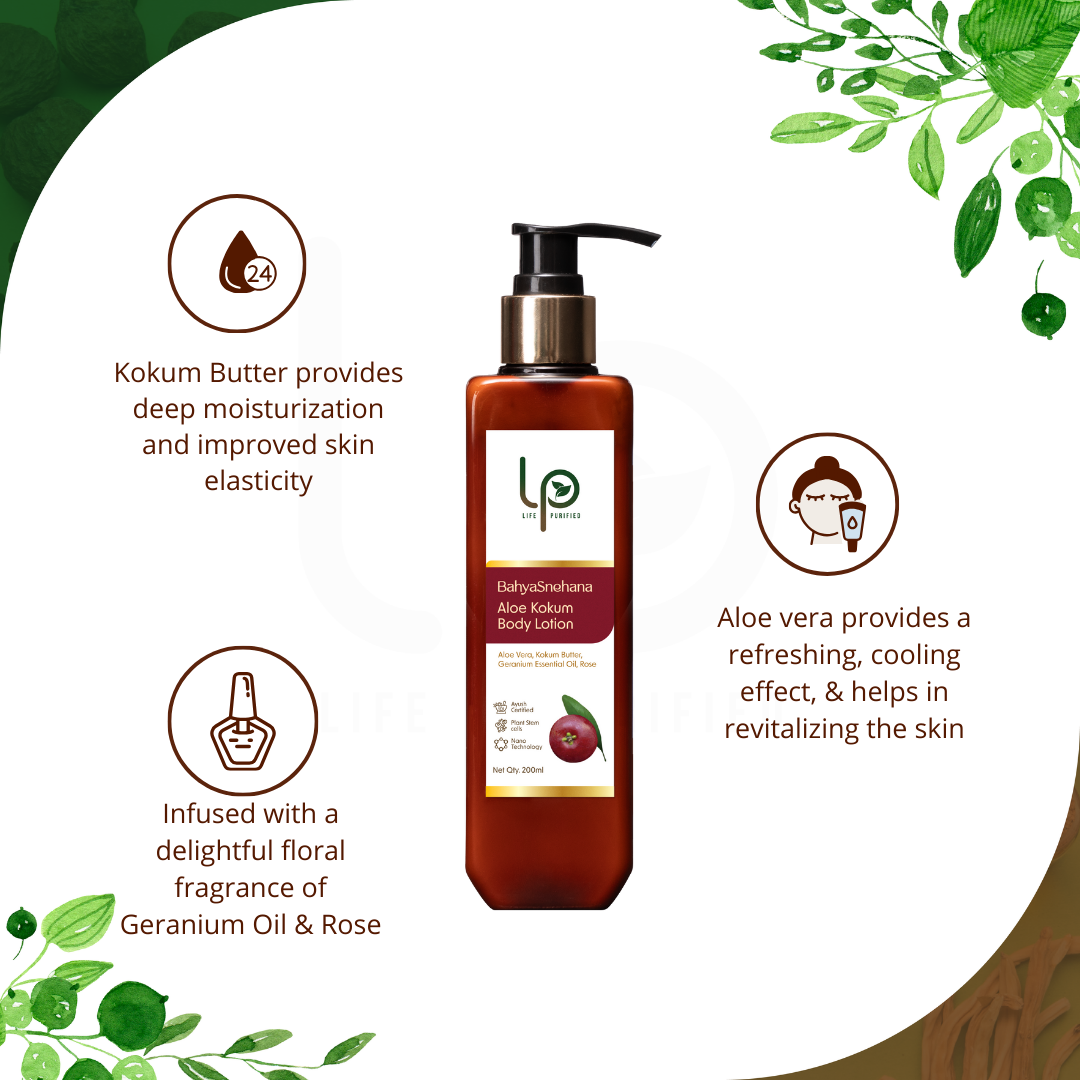 BahyaSnehana ALOE KOKUM - BODY LOTION