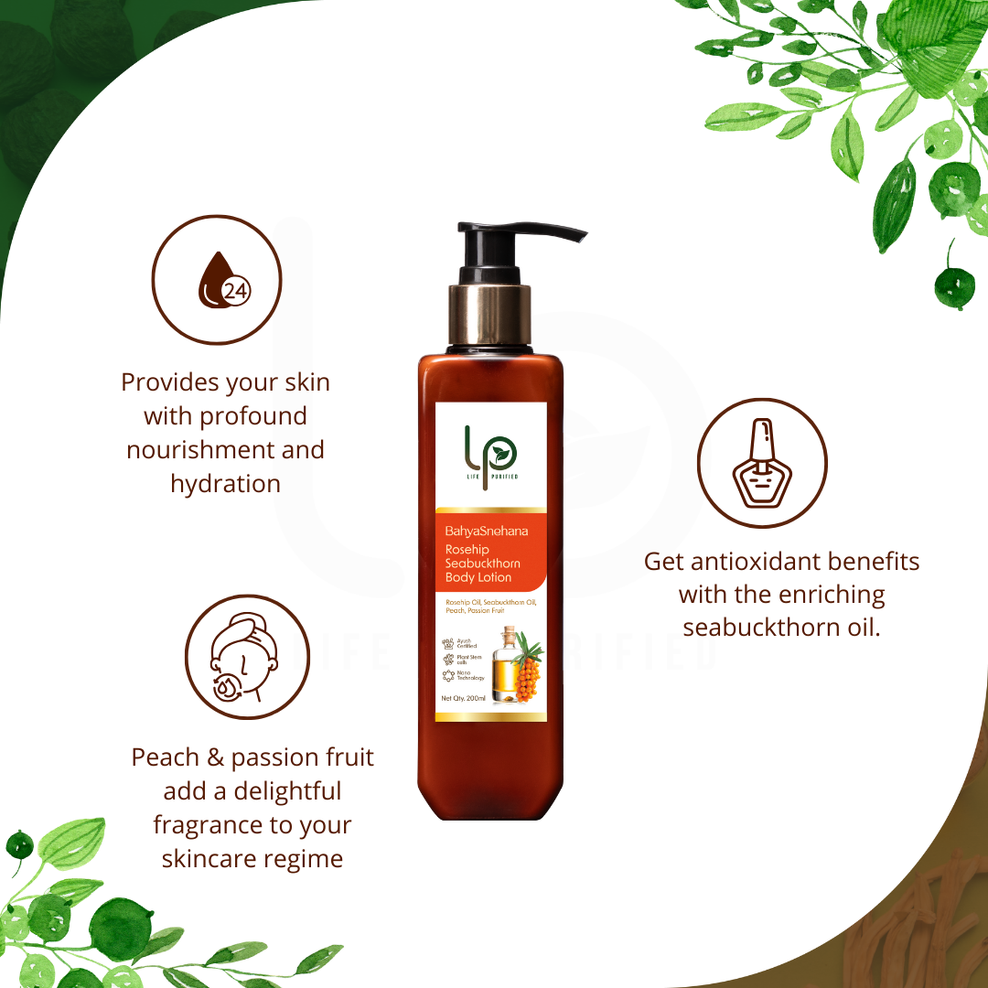 BahyaSnehana ROSEHIP SEABUCKTHORN - BODY LOTION