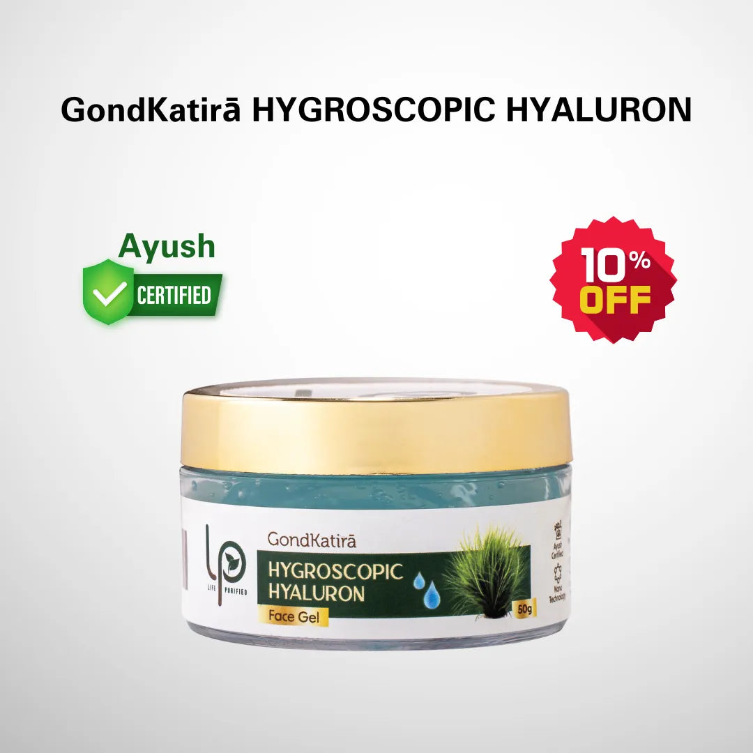 GondKatirā HYGROSCOPIC HYALURON FACE GEL Hydrate. Heal. Tone. Glow Naturally.