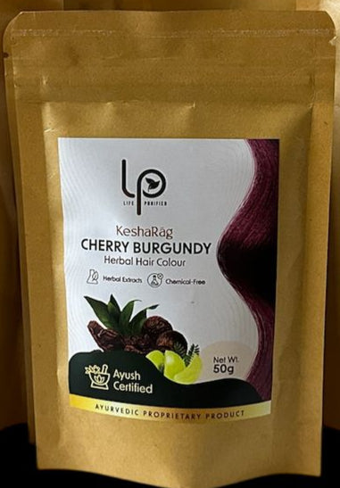 KeshaRāg CHERRY BURGUNDY