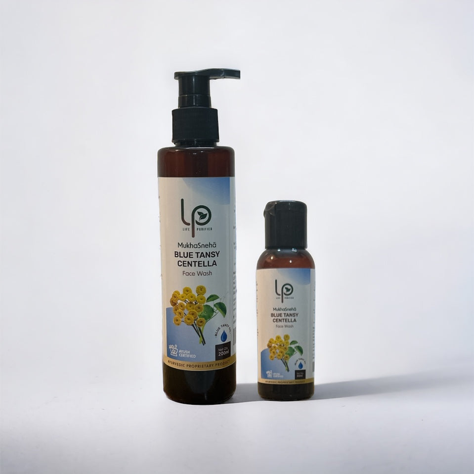 MukhaSneha BLUE TANSY CENTELLA  GENTLE FACE  CLEANSER