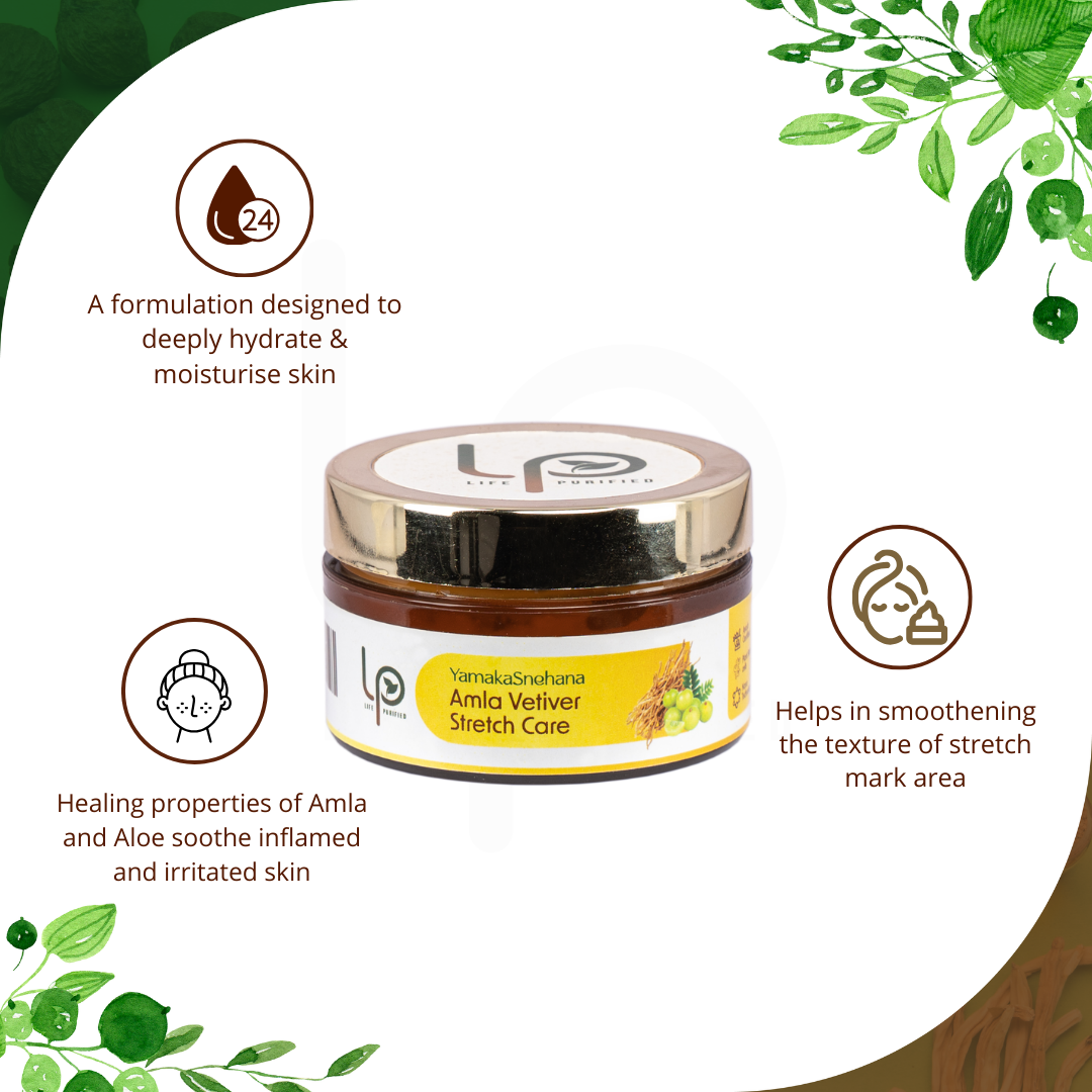 YamakaSnehana AMLA VETIVER STRETCH CARE