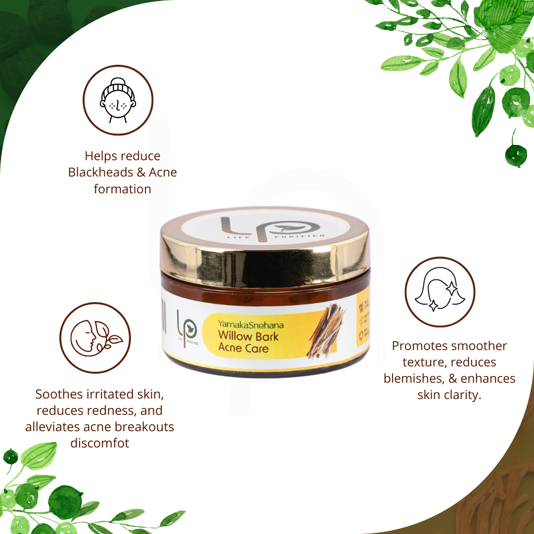 YamakaSnehana WILLOW BARK ACNE CARE