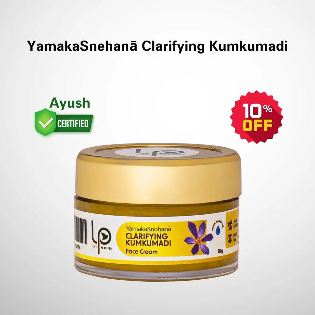 YamakaSnehanā Clarifying Kumkumadi Radiance. Clarity. Healing — All in One Ayurvedic Powerhouse