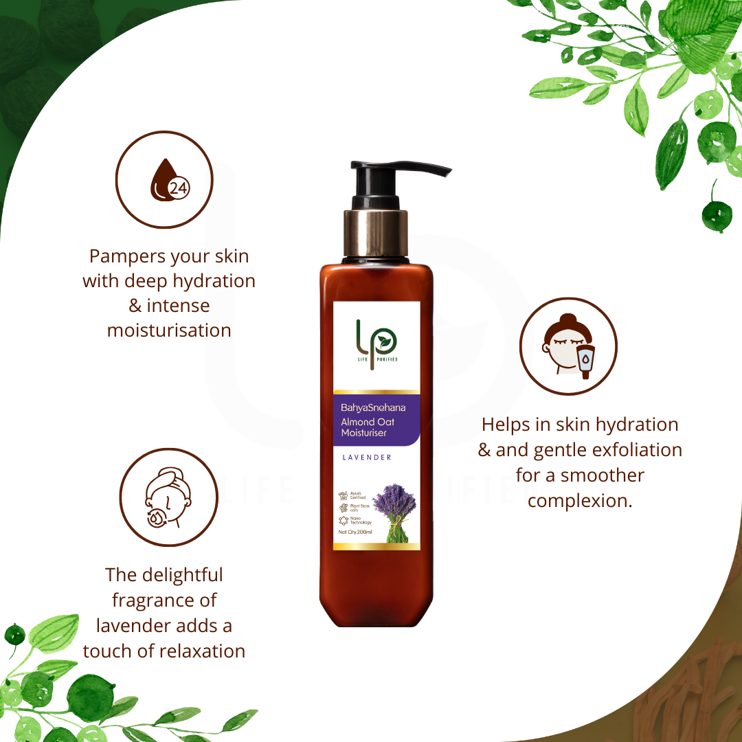 BahyaSnehana ALMOND OAT MOISTURISER - BODY LOTION