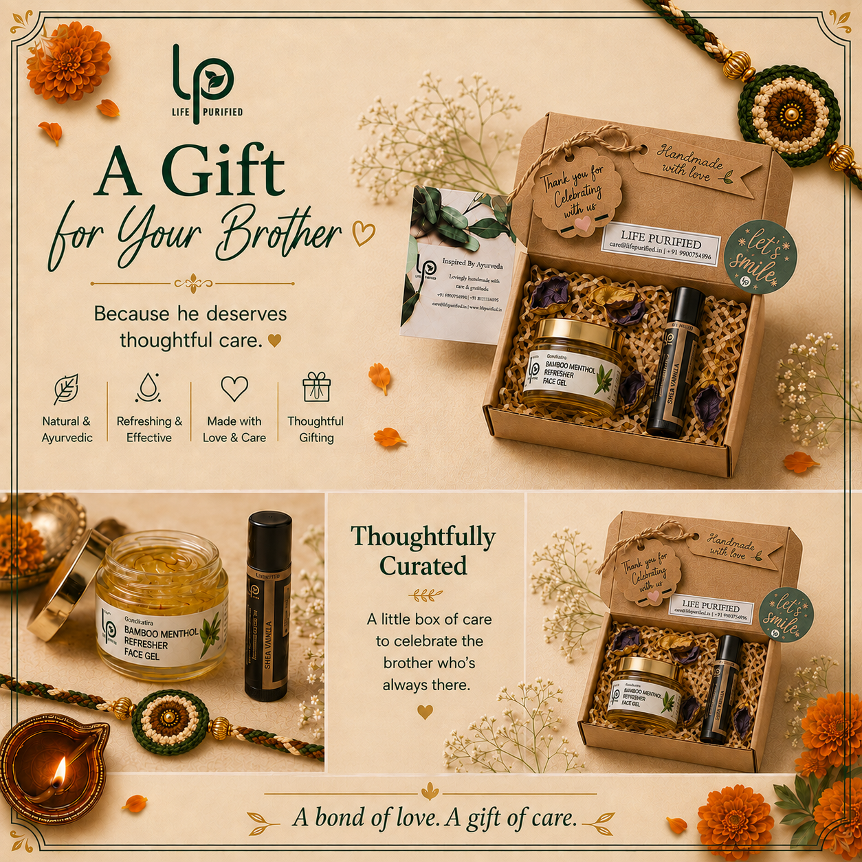 Life Purified Bond of Care Collection - A Gift for your brother