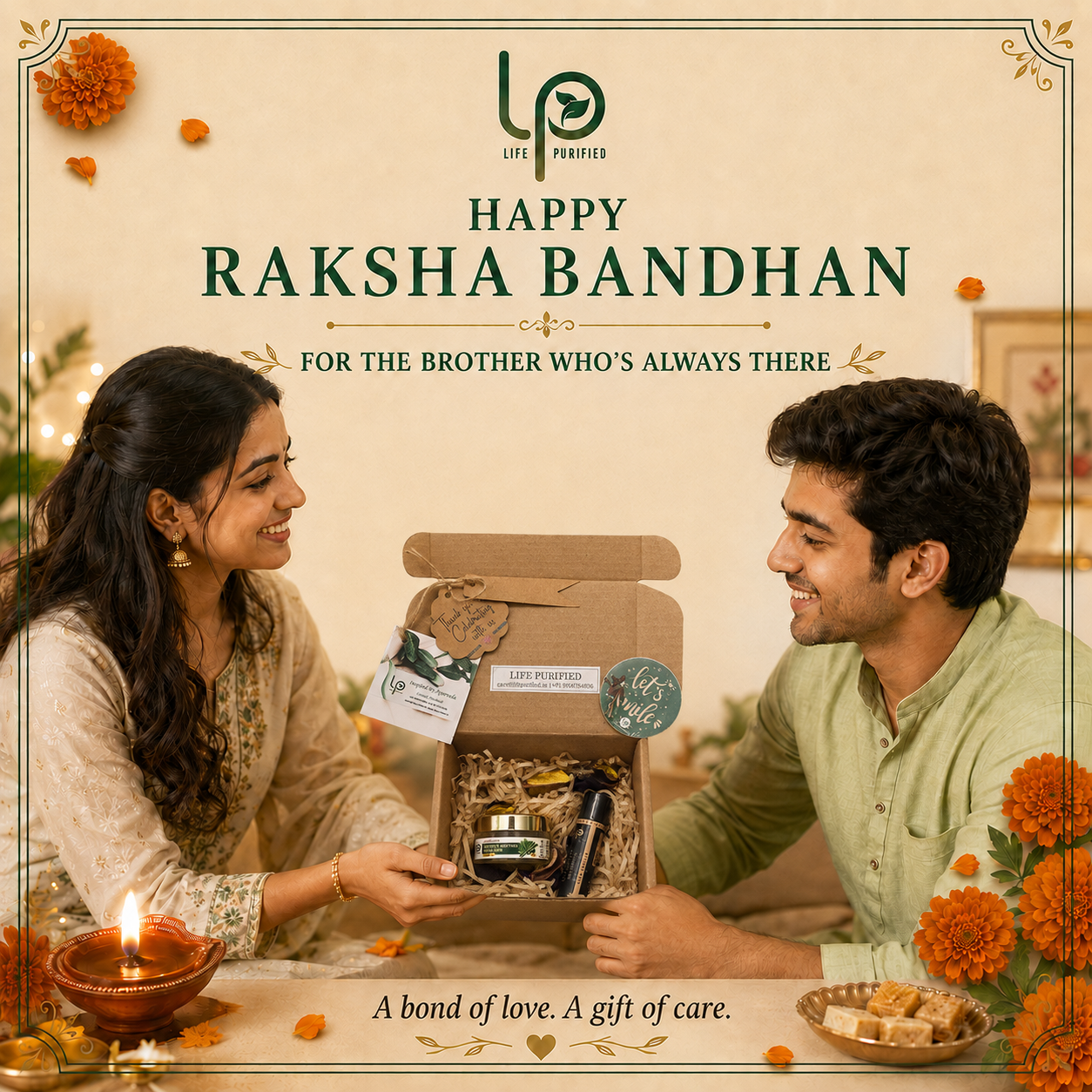 Life Purified Bond of Care Collection - A Gift for your brother
