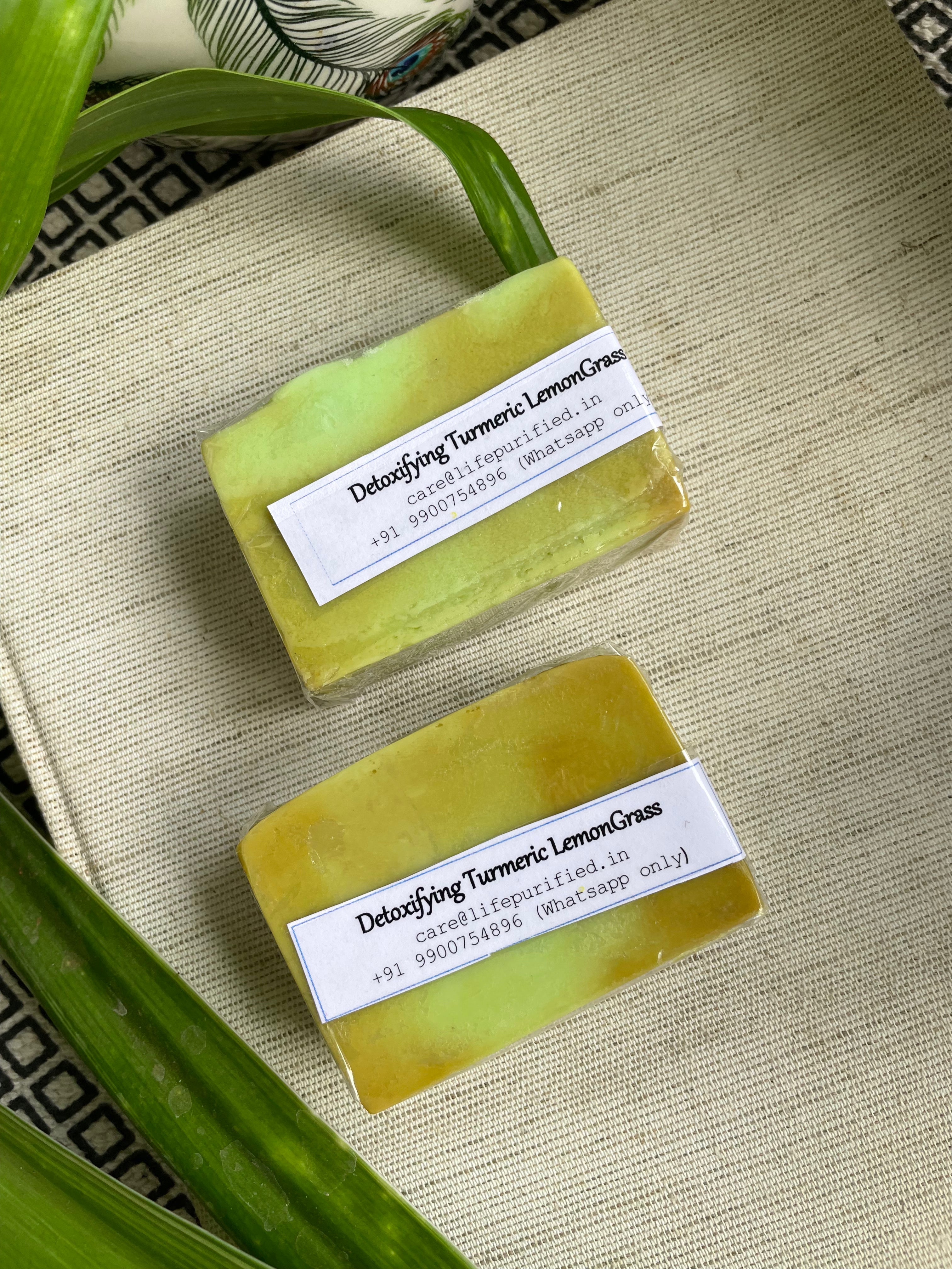 Detoxifying Turmeric Lemongrass - Specialty Soap