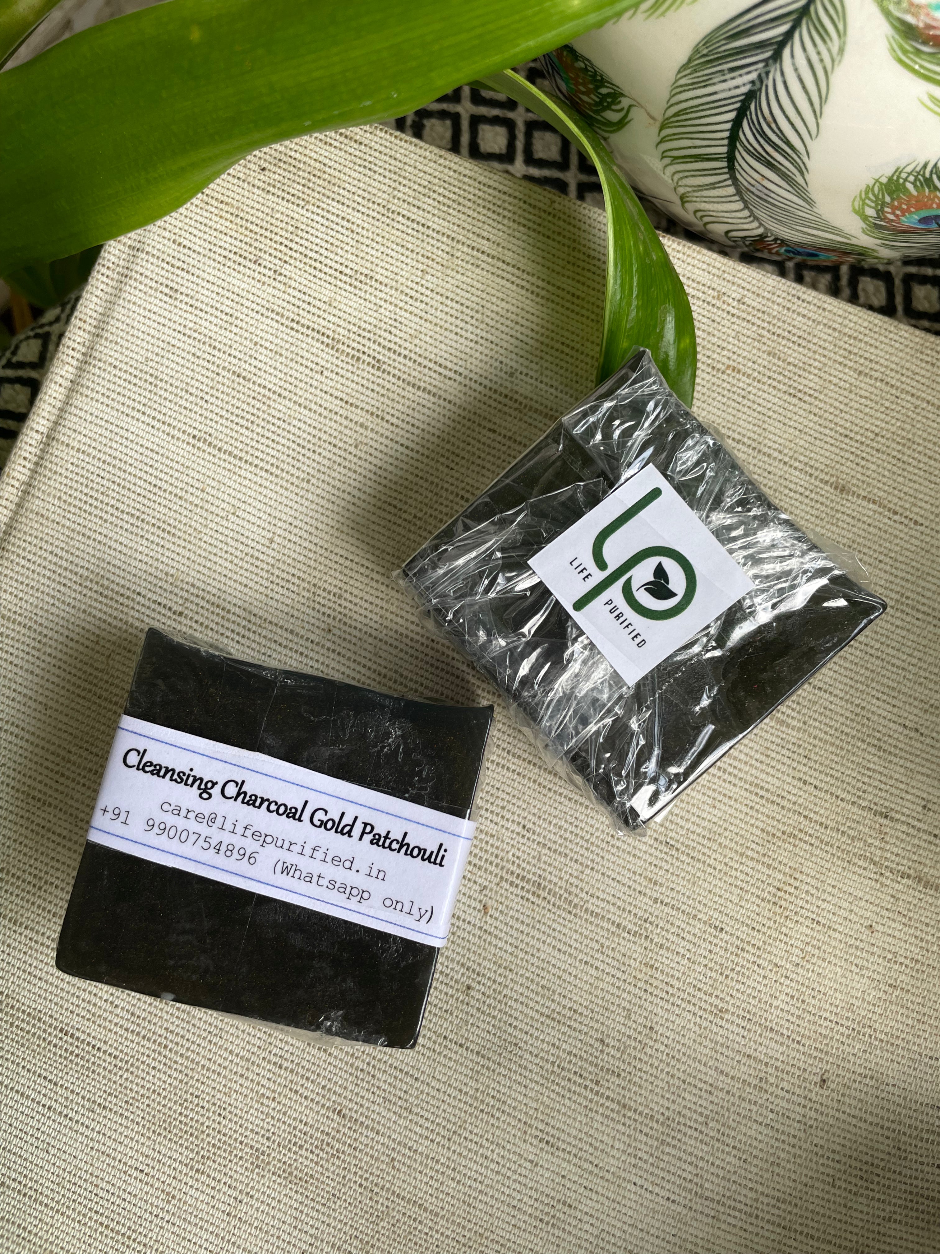 Cleansing Charcoal Gold Patchouli - Specialty Soap