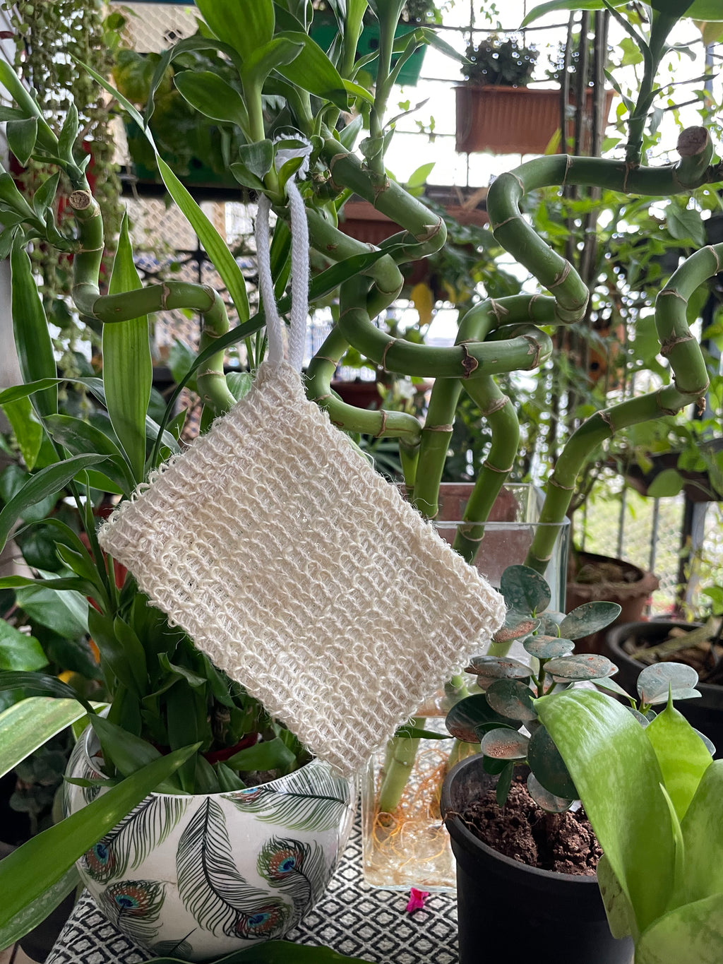 Natural Ramie Soap Saver Pouch