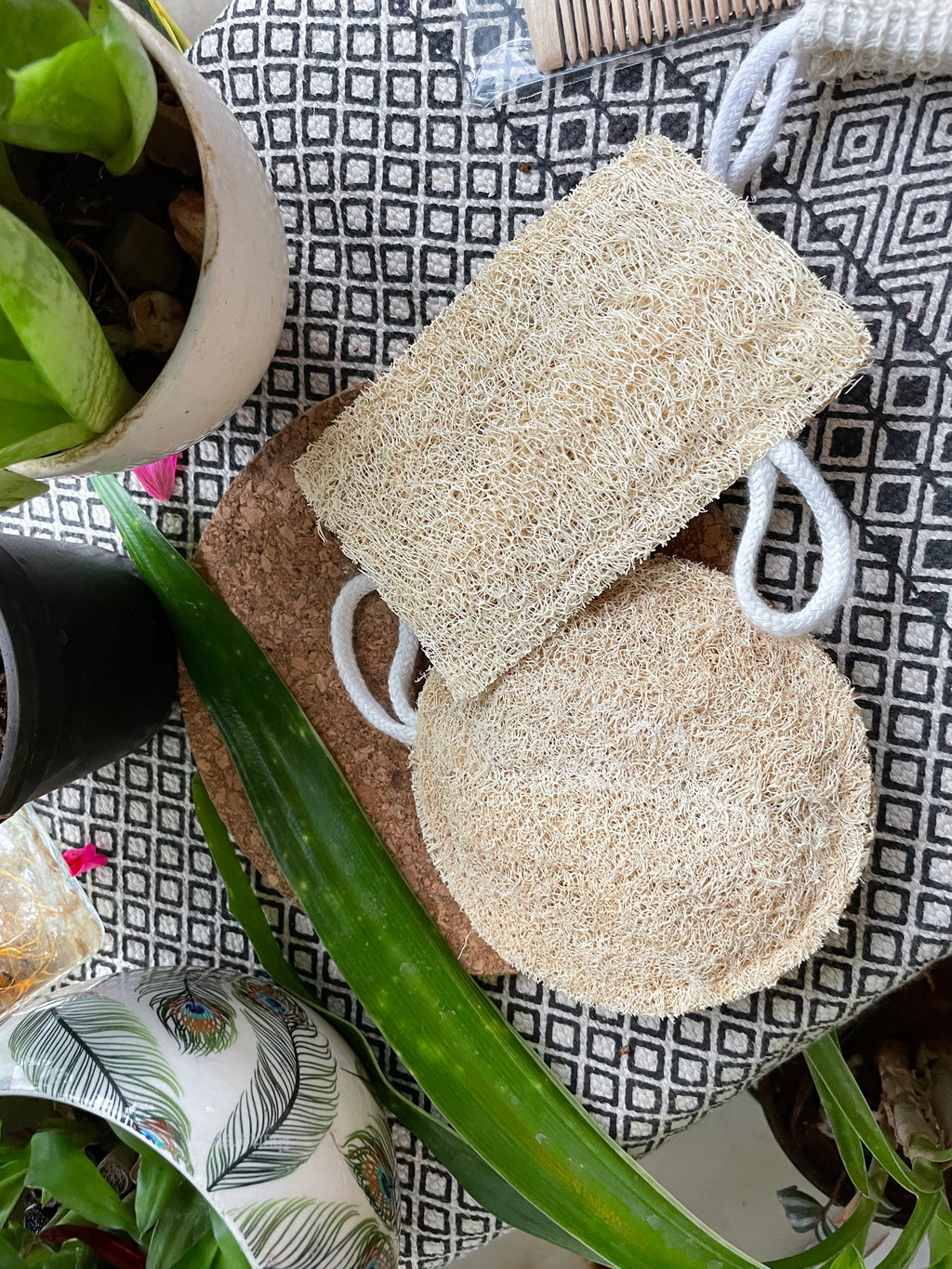 Natural Loofah Rectangle